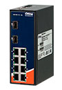 Industrial Switch Managed L2 8 port IES-3082GP-LA DIN Rail