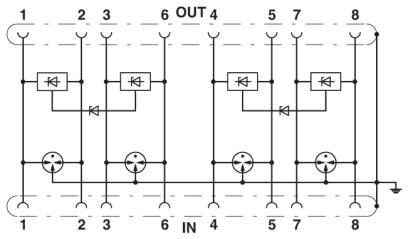 data line protector circuit diagram